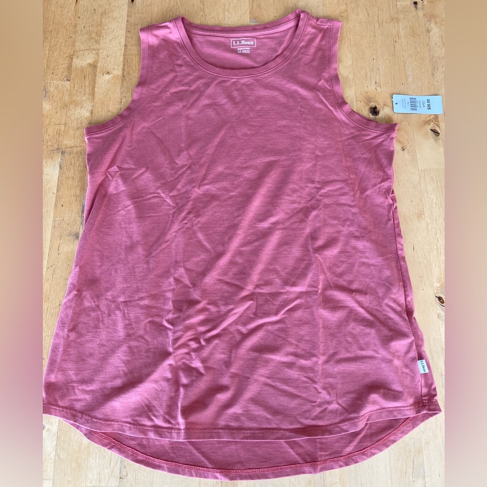 L.L. Bean Brick Red Tank Top: Medium